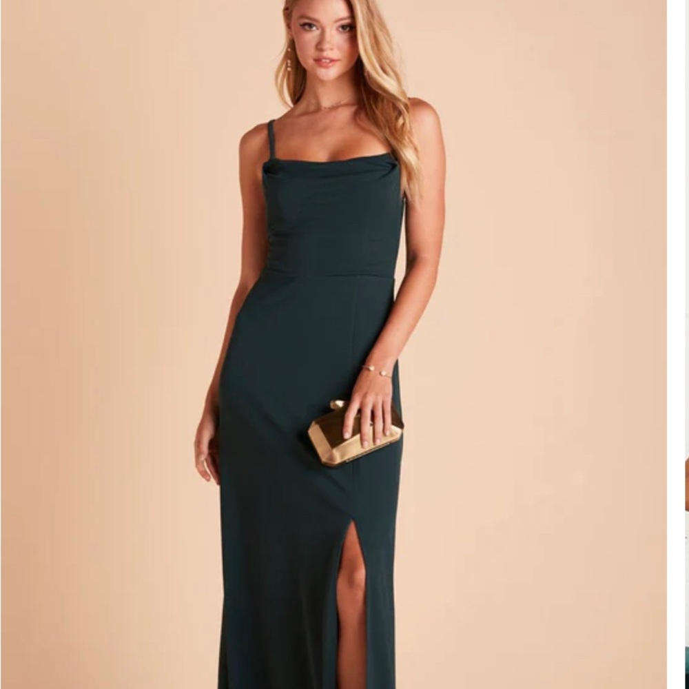 Birdy Grey Bridesmaid Dress Small Crepe Emerald